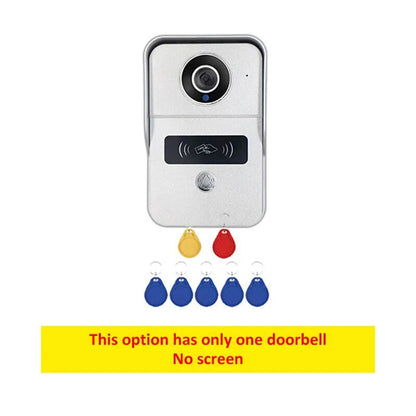 Anjielo 2MP 1080P 10-Inch IP Video Intercom Touch Screen Big Tuya Wireless Wifi POE Wired Doorbell for Villa Flat RFID Access Control