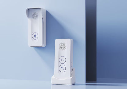 Anjielo Wireless intercom doorbell No wiring required Built-in wireless signal Two-way intercom One-touch remote unlocking