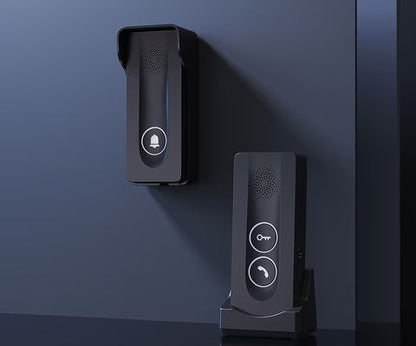 Anjielo Wireless intercom doorbell No wiring required Built-in wireless signal Two-way intercom One-touch remote unlocking