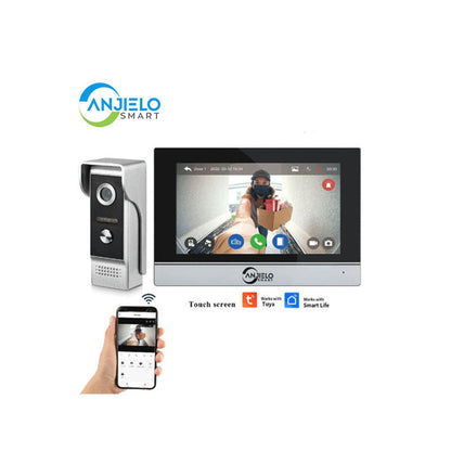 Anjielo Tuya Smart Video Intercom 1080P Security Wi-Fi Doorbell IP Camera with Motion Detection