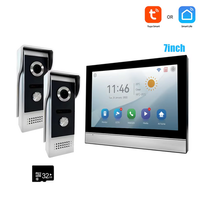 Anjielo Tuya Smart Video Intercom 1080P Security Wi-Fi Doorbell IP Camera with Motion Detection