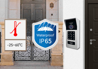 Anjielo Smart 7 Inch 2-Wire Video Intercom Camera Doorbell 1080P with Night Vision Motion Detection Home Security