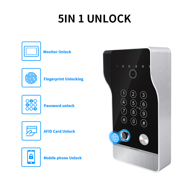 Anjielo 7-inch video doorbell intercom system villa waterproof access control intercom