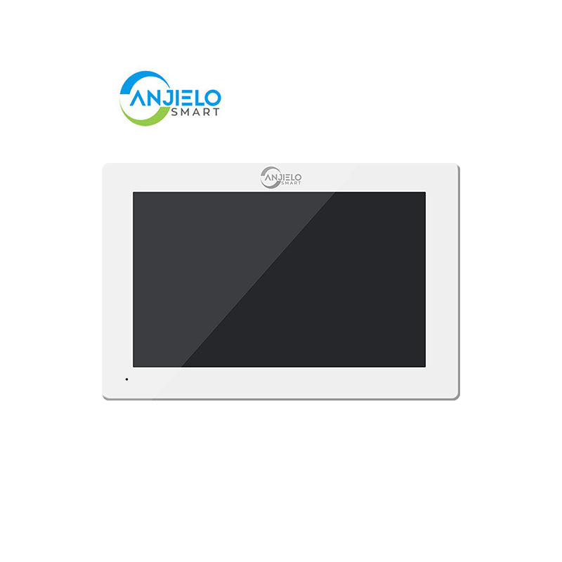 Anjielo Tuya Wifi Intercom Tuya Smart Home Wired Video Doorbell System 1080P Touch Screen 148° Doorbell Camera with Night Vision