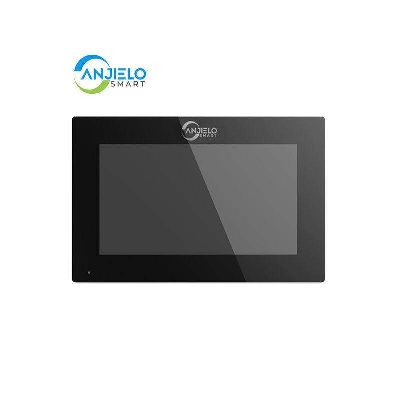 Anjielo Tuya Wifi Intercom Tuya Smart Home Wired Video Doorbell System 1080P Touch Screen 148° Doorbell Camera with Night Vision