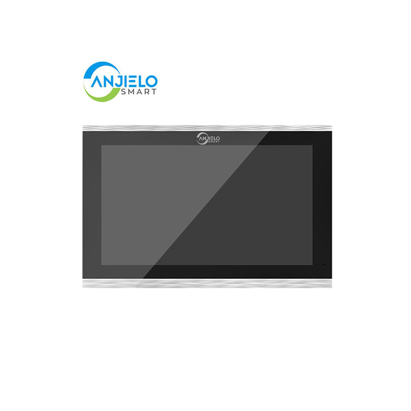 Anjielo Tuya Wifi Intercom Tuya Smart Home Wired Video Doorbell System 1080P Touch Screen 148° Doorbell Camera with Night Vision