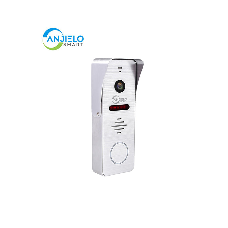 Anjielo Tuya Wifi Intercom Tuya Smart Home Wired Video Doorbell System 1080P Touch Screen 148° Doorbell Camera with Night Vision