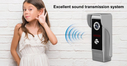 Anjielo Smart Night Vision Doorbell Camera with Motion Detection for Apartment Monitor Home Video Intercom Doorbell Device