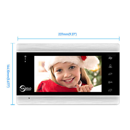 Anjielo Smart Night Vision Doorbell Camera with Motion Detection for Apartment Monitor Home Video Intercom Doorbell Device