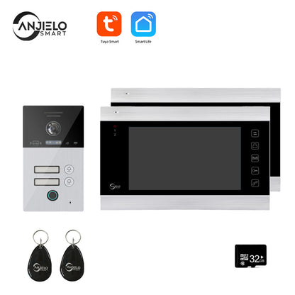 Anjielo Tuya Smart Video Intercom Video Intercom Doorbell Camera 1080P for Home Security Protection WiFi Video Intercom