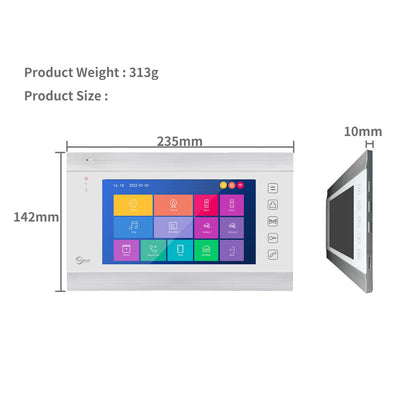 Anjielo Tuya Smart Video Intercom Video Intercom Doorbell Camera 1080P for Home Security Protection WiFi Video Intercom