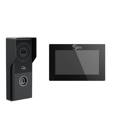 ANJIELO SMART FHD1080P Video Intercom Doorbell Touch Screen with Wired Doorbell 1080P 140° Video Intercom