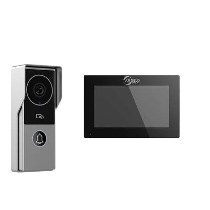 ANJIELO SMART FHD1080P Video Intercom Doorbell Touch Screen with Wired Doorbell 1080P 140° Video Intercom