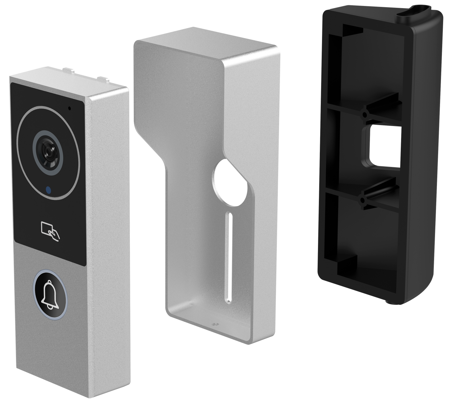 ANJIELO SMART FHD1080P Video Intercom Doorbell Touch Screen with Wired Doorbell 1080P 140° Video Intercom