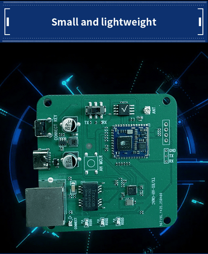 Anjielo WiFi HaLow+WiFi module Type-C interface power supply long distance wall transmission module wifi halow motherboard