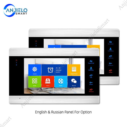 Anjielo Smart 1080P 7 Inch WiFi with Waterproof AHD Doorbell Camera Support Remote Unlock IP Video Doorbell Intercom System