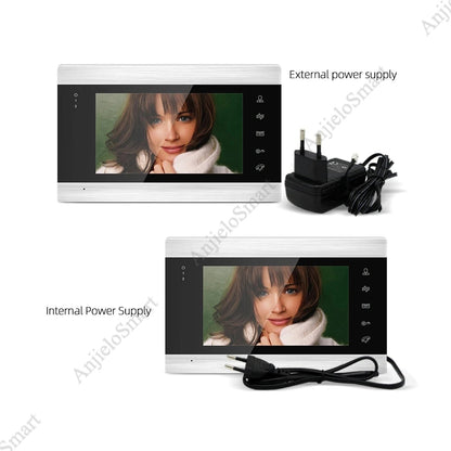 Anjielo 1080P Tuya WiFi Video Doorbell Intercom Unlock Motion Detection Access Control Kit