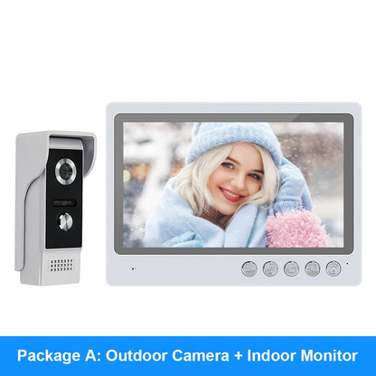 Anjielo 9 Inch WiFi Video Intercom System Video Doorbell with Night Vision Motion Detection