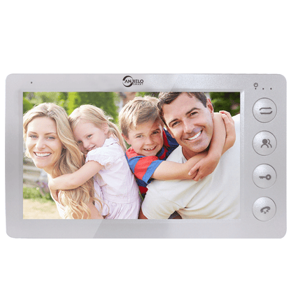 Anjielo 7-inch outdoor video doorbell for home night vision unlocking metal doorbell rugged and durable video intercom system