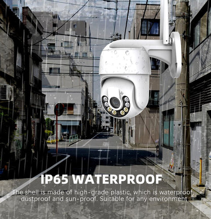 Anjielo Smart WIFI 3MP Full Color Night Vision Tuya App Remote Control Home Security Protection IP Camera Outdoor Video Surveillance