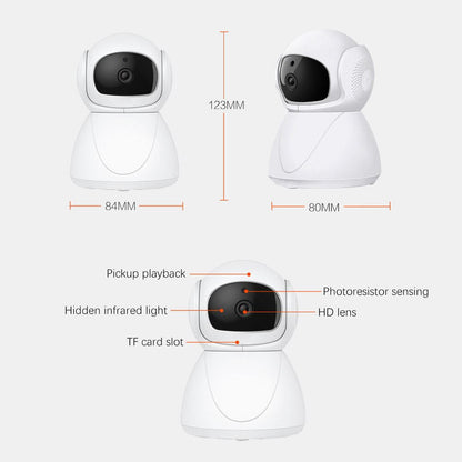 Anjielo Tuya 3MP 360 degree panoramic monitor two-way intercom mobile phone remote control WIFI wireless camera
