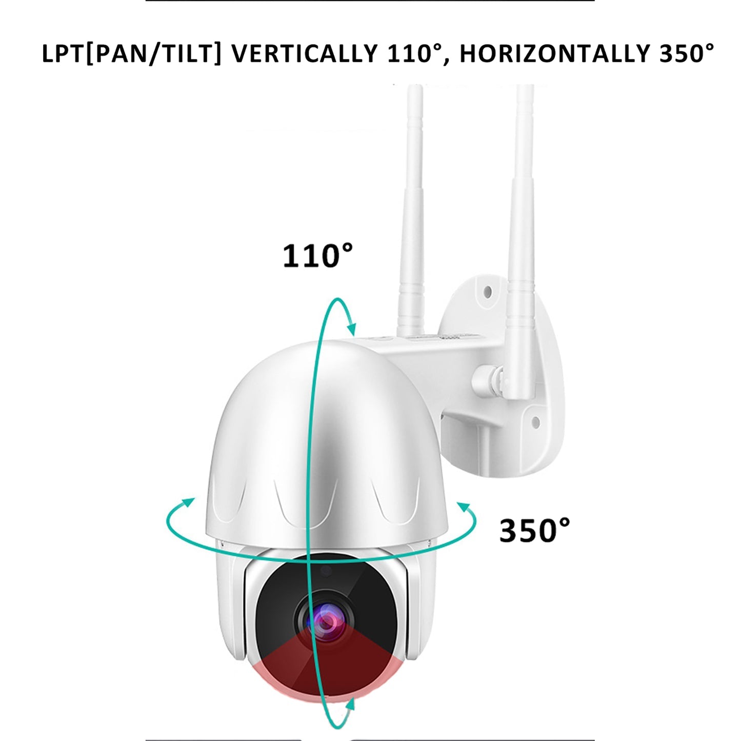 Anjielo Tuya Smart HD 1080P Surveillance Camera for Home Apartment Night Vision Motion Detection WiFi Dome IP Camera