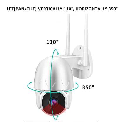 Anjielo Tuya Smart HD 1080P Surveillance Camera for Home Apartment Night Vision Motion Detection WiFi Dome IP Camera