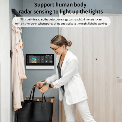 Anjielo smart 6-inch IPS display central control panel tuya device supports Zigbee control scene touch screen