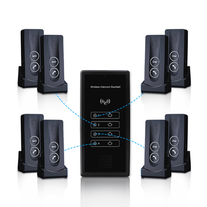 Anjielo intelligent wireless signal two-way intercom Type-c interface charging up to 500 meters far strong penetration wireless video intercom kit