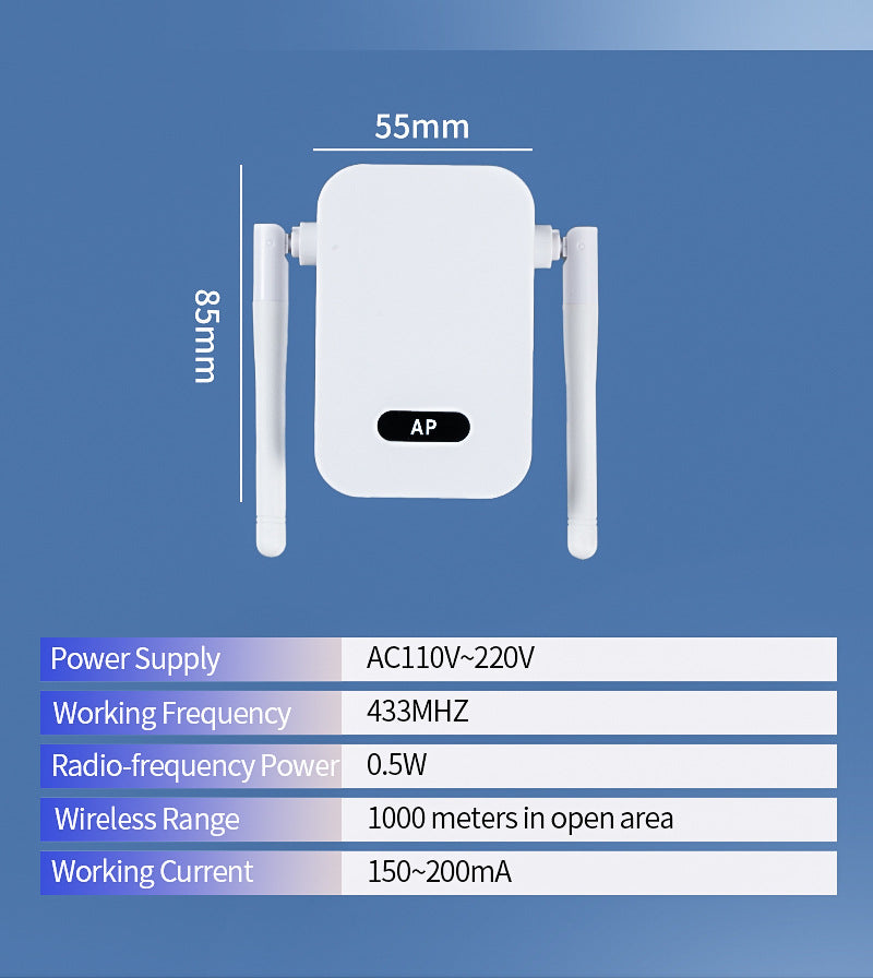 Anjielo two-way intercom wireless unlocking convenient support up to 9999 users wireless video intercom system