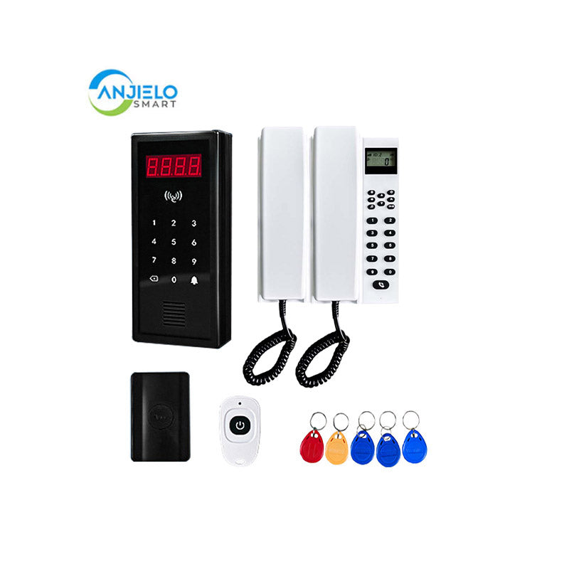 Anjielo two-way intercom wireless unlocking convenient support up to 9999 users wireless video intercom system