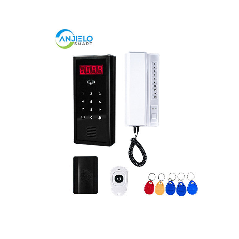 Anjielo two-way intercom wireless unlocking convenient support up to 9999 users wireless video intercom system