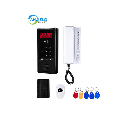 Anjielo two-way intercom wireless unlocking convenient support up to 9999 users wireless video intercom system