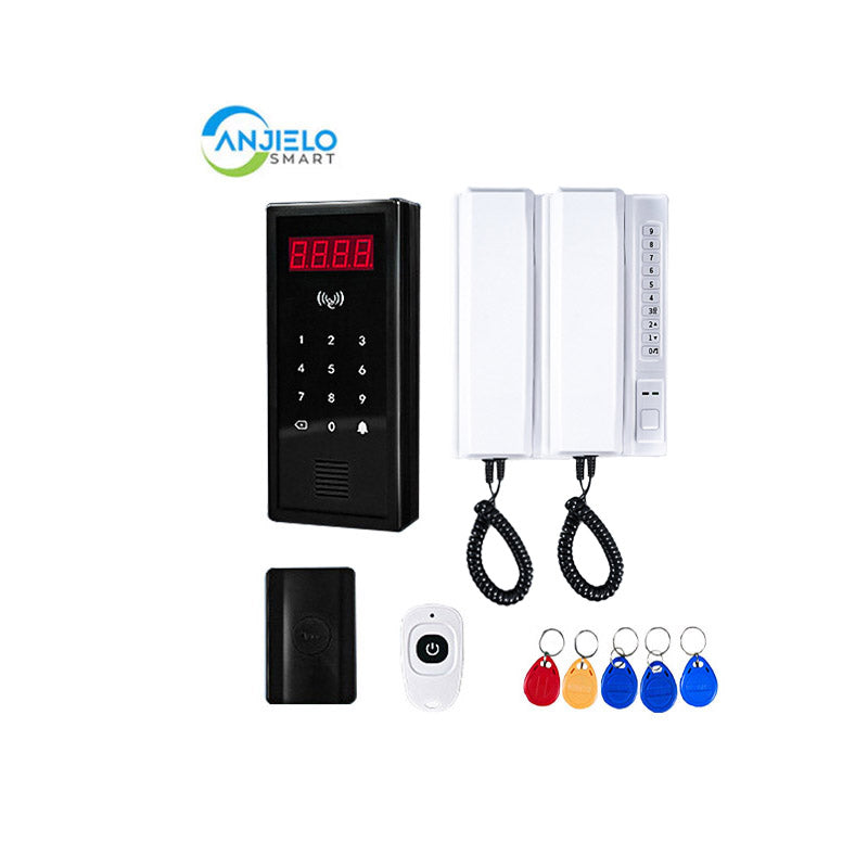 Anjielo two-way intercom wireless unlocking convenient support up to 9999 users wireless video intercom system