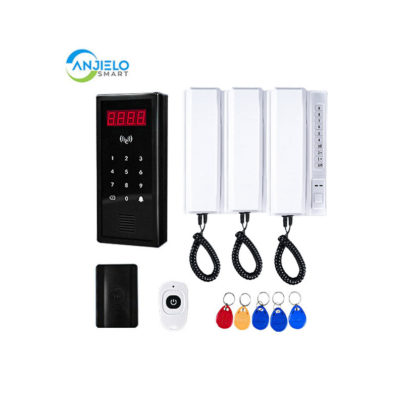 Anjielo two-way intercom wireless unlocking convenient support up to 9999 users wireless video intercom system