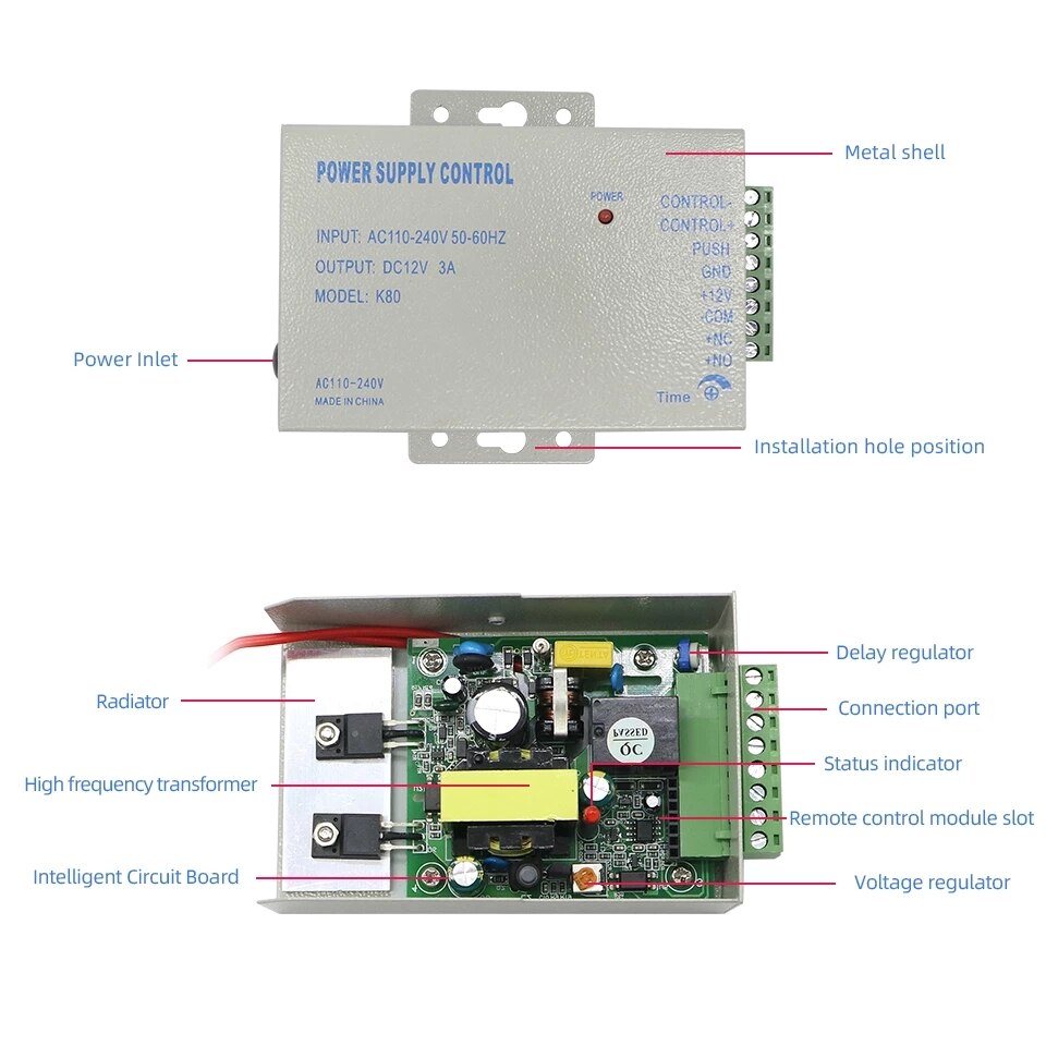 Anjielo Smart door lock with power control Electric lock Electric door lock