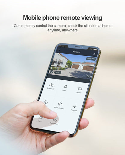 Anjielo Motion Detection Color Night Vision Auto Tracking WiFi Pan-Tilt 360° View 3MP Security Camera for Home Security