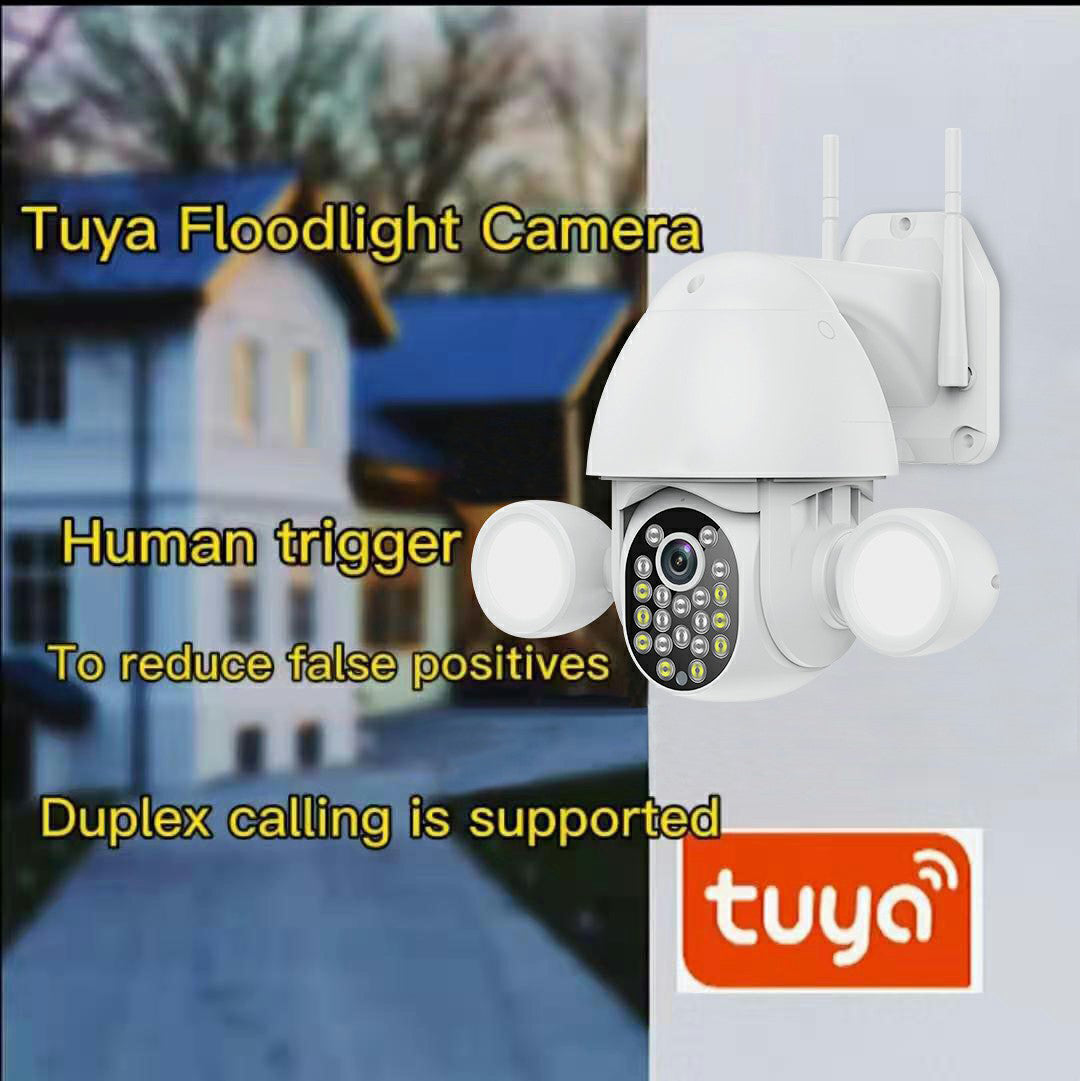 Anjielo Motion Detection Color Night Vision Auto Tracking WiFi Pan-Tilt 360° View 3MP Security Camera for Home Security
