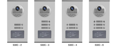 Anjielo 700TVL outdoor infrared night vision camera with RFID access control is suitable for video intercom systems in 2/3/4/6/8/10/12-unit apartments and villas.