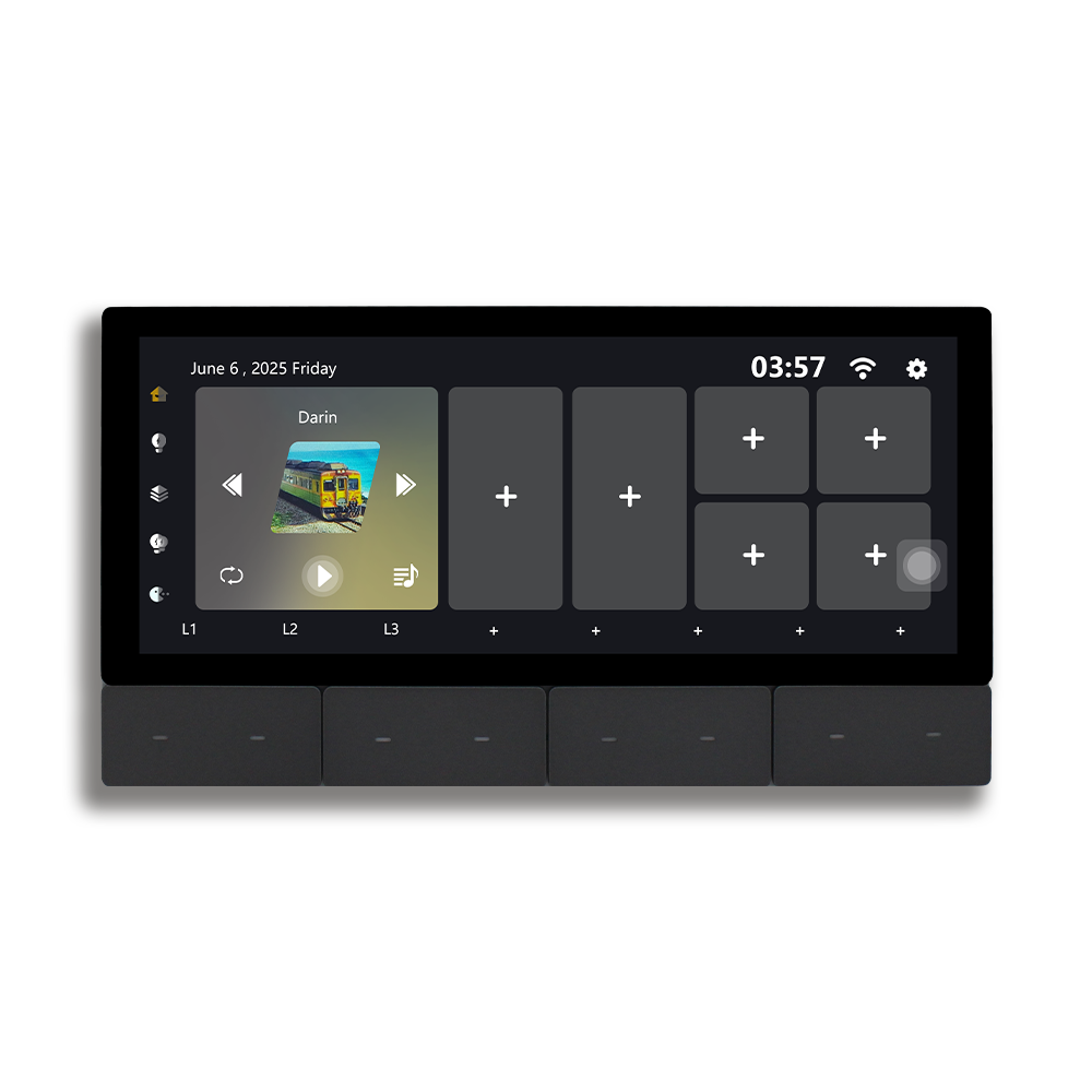Anjielo Smart Latest 6-inch IPS Display Smart Home Central Control Panel Tuya WIFI Device Control Scene Touch Screen With Zigbee Smart for Multi-Functional Systems for Smart Home
