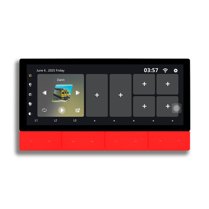 Anjielo Smart Latest 6-inch IPS Display Smart Home Central Control Panel Tuya WIFI Device Control Scene Touch Screen With Zigbee Smart for Multi-Functional Systems for Smart Home