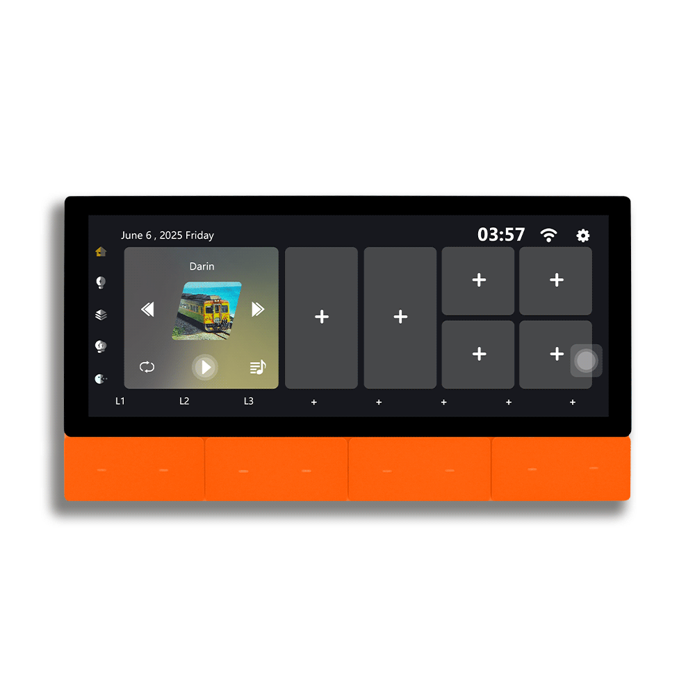 Anjielo Smart Latest 6-inch IPS Display Smart Home Central Control Panel Tuya WIFI Device Control Scene Touch Screen With Zigbee Smart for Multi-Functional Systems for Smart Home