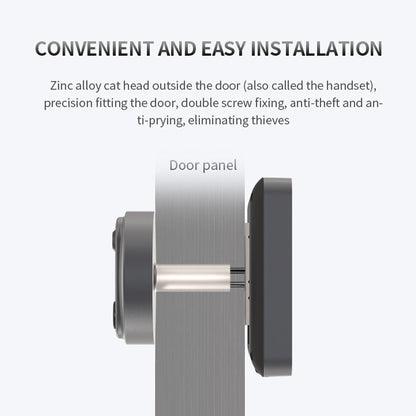 Anjielo Smart 1080P Cat's Eye Video Smart Doorbell Cat's Eye Tuya WiFi Cat's Eye Camera Viewer Smart Doorbell Monitoring Kit Supports Night Vision