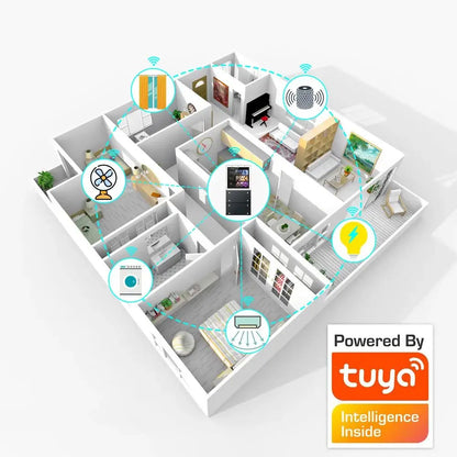 Anjielo Tuya 4-inch Smart Home Control Panel LCD Touch WIFI Switch House Homekit Domotica Remote Home Automation