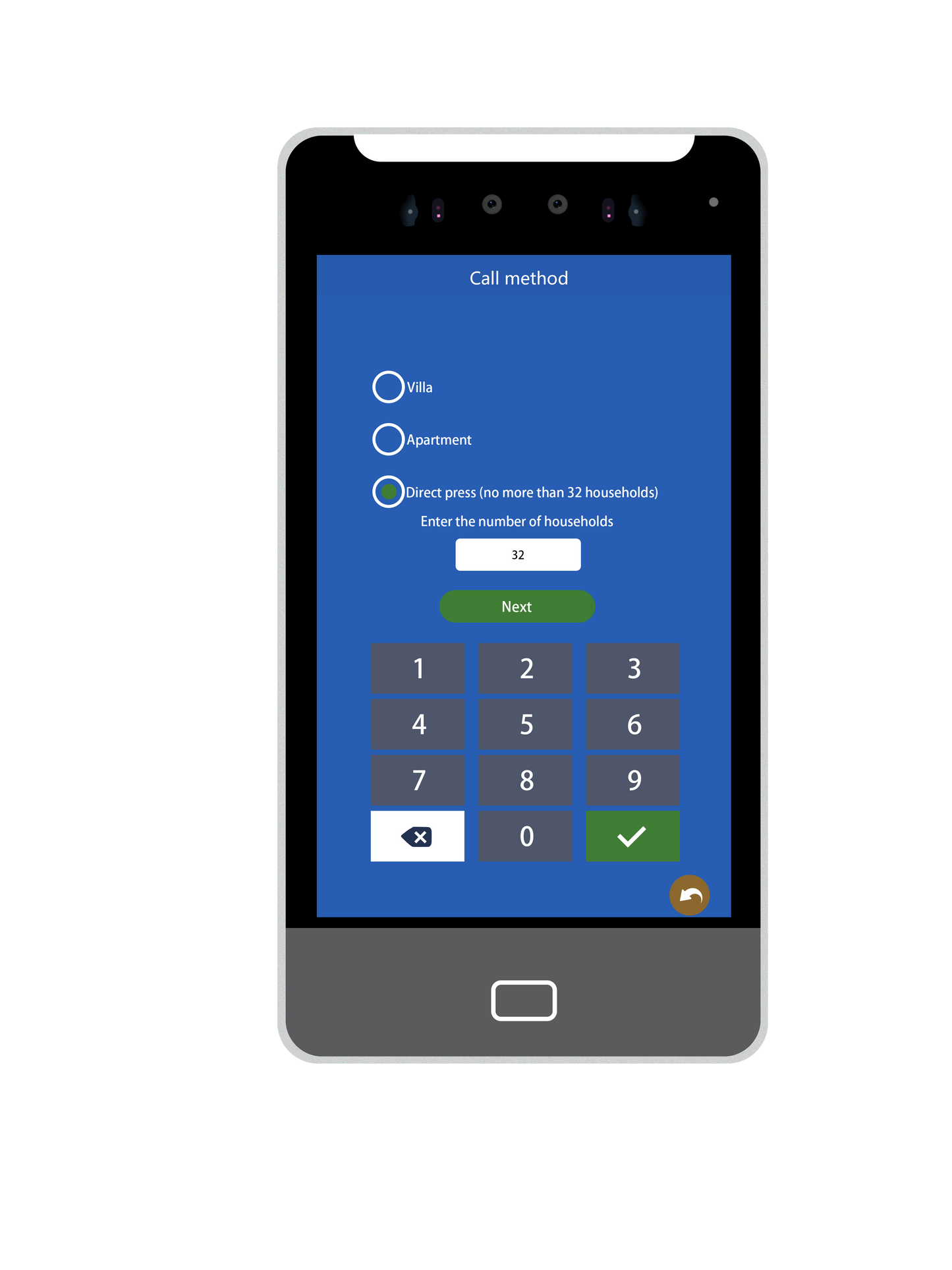 AnjieloSmart Newest Facial Recognition Video Intercom Multi-screen Display  IP AI Terminal For Multi-Apartment