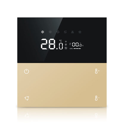Anjielo 4-inch smart home thermostat Tuya APP compatible with Alexa and Google Home Voice Control Smart Home Thermostat