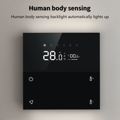 Anjielo 4-inch smart home thermostat Tuya APP compatible with Alexa and Google Home Voice Control Smart Home Thermostat
