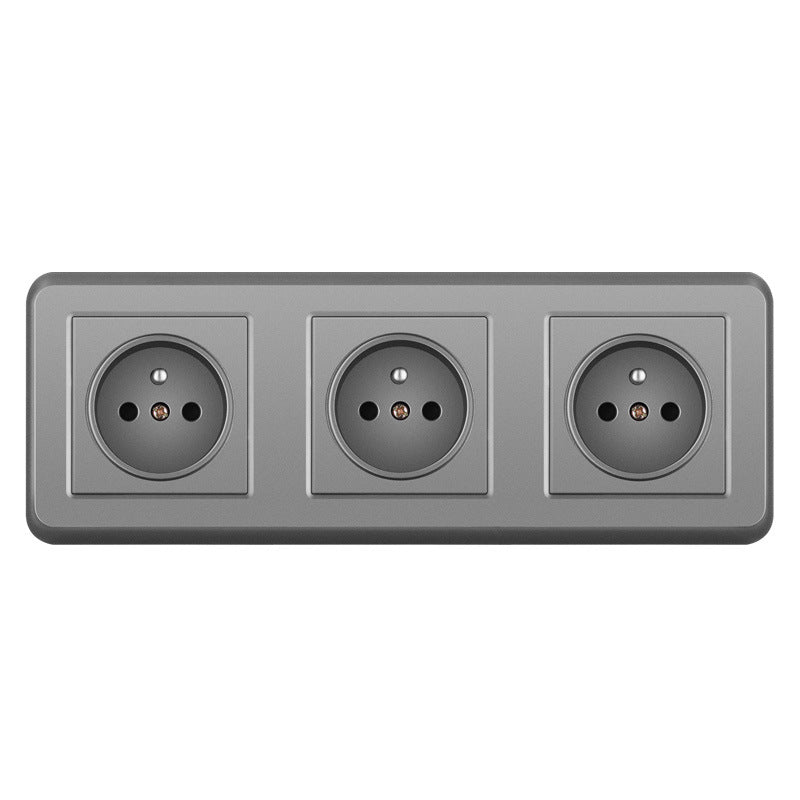 AnjieloSmart 82*82mm European standard socket, 16A PC socket panel