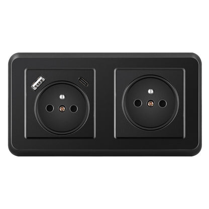AnjieloSmart 82*82mm European standard socket, 16A PC socket panel