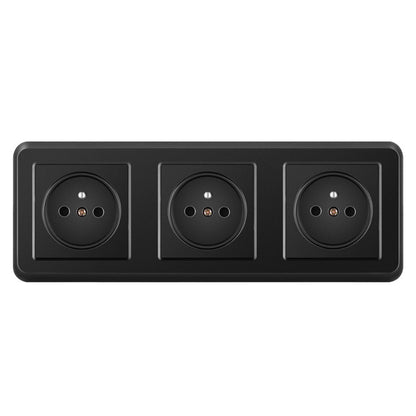 AnjieloSmart 82*82mm European standard socket, 16A PC socket panel